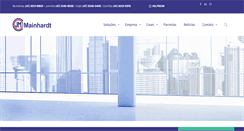 Desktop Screenshot of mainhardt.com.br
